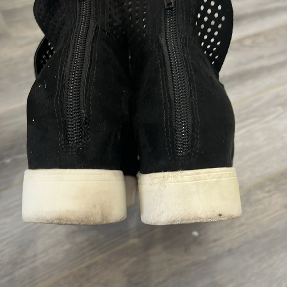 Steve Madden WITTY1 Black suede platform sneaker shoe - Picture 4 of 4